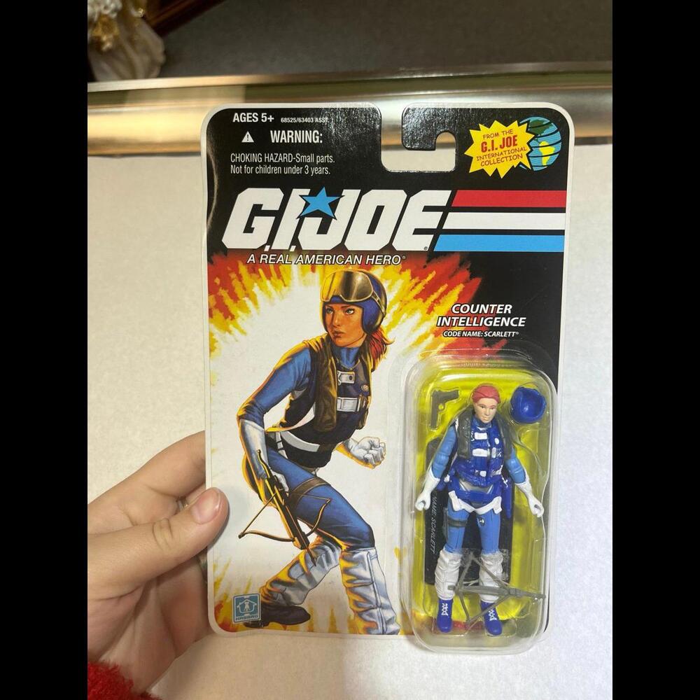 Hasbro GI Joe Counter Intelligence "Scarlett" Action Figure‎ SEALED NEW!